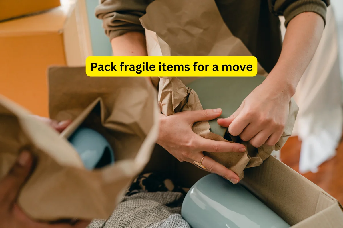 How to pack fragile items for a move