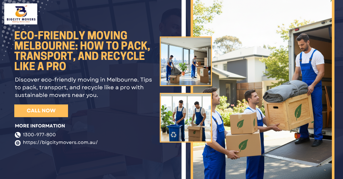 Eco-Friendly Moving Melbourne: How to Pack, Transport, and Recycle Like a Pro