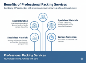 best way to pack glasses for moving