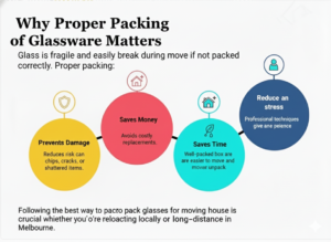 best way to pack glasses for moving