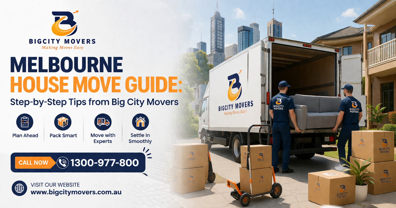 Melbourne House Move Guide: Step-by-Step Tips from Big City Movers