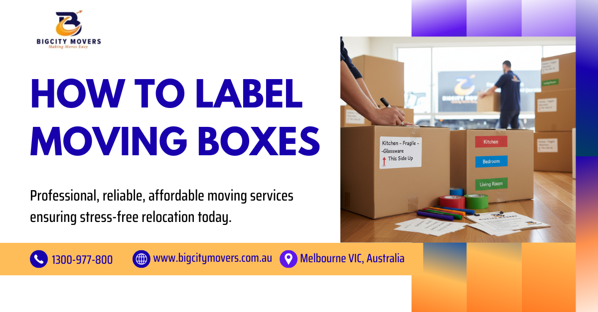 How to Label Moving Boxes (Melbourne Guide)
