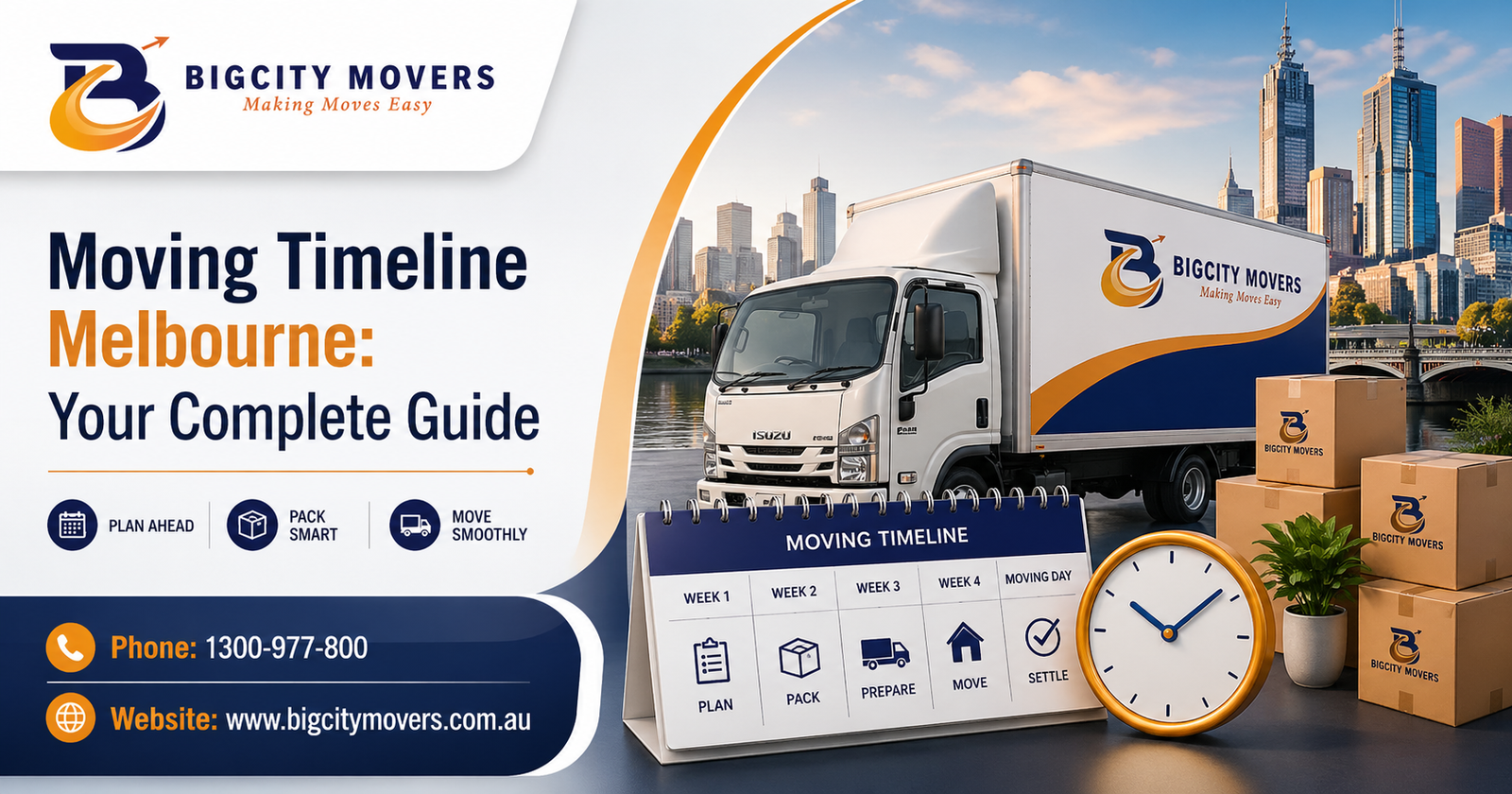 Moving Timeline Melbourne: Your Complete Guide from Big City Movers