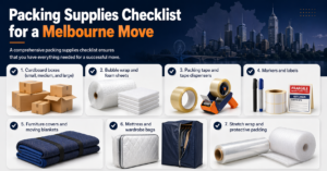 packing supplies list
