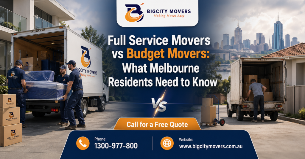Full Service Movers vs Budget Movers: What Melbourne Residents Need to Know